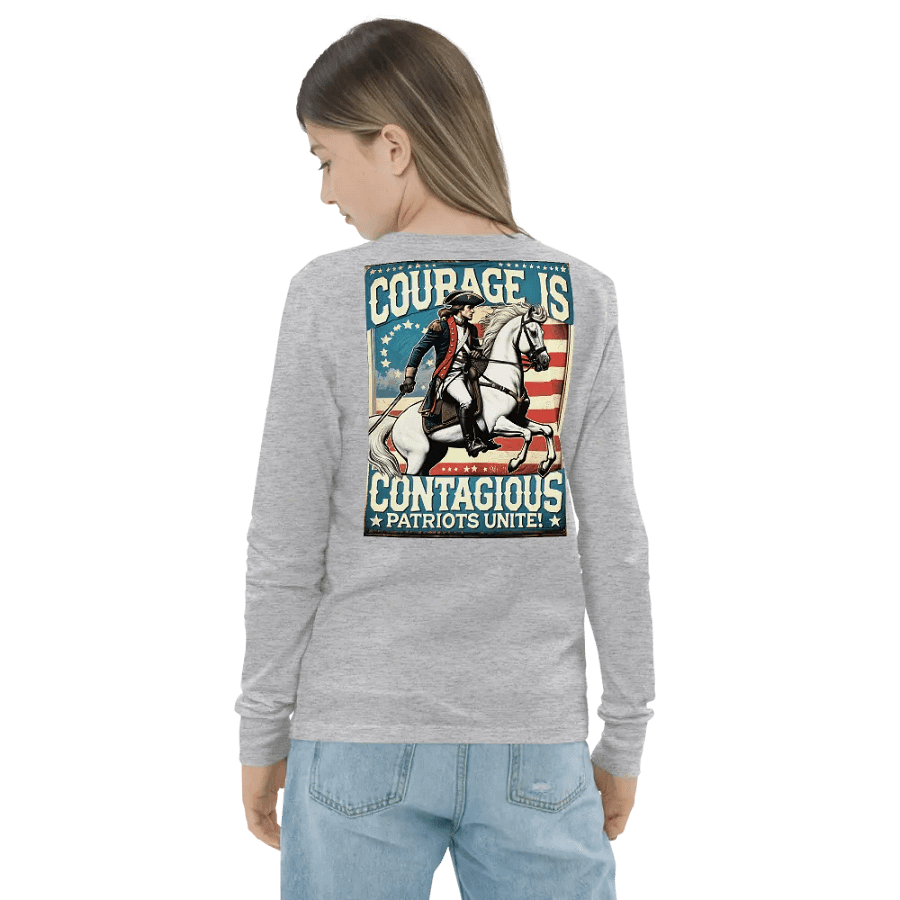 Courageous Patriots Youth Long Sleeve T-Shirt product image (35)