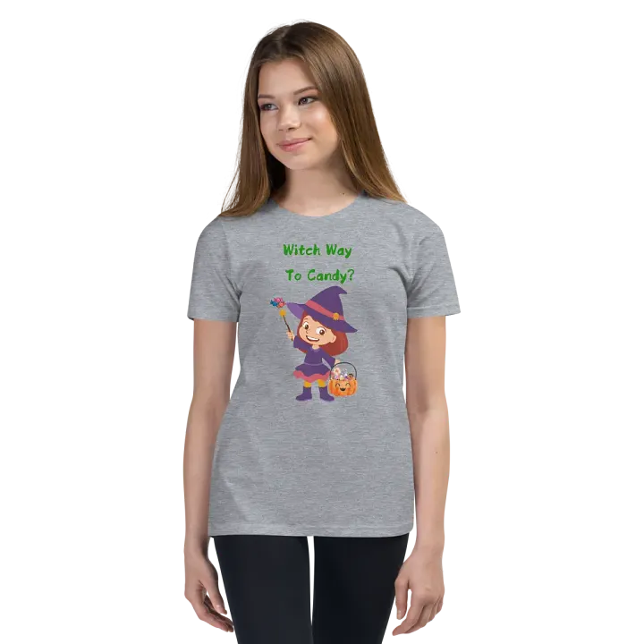 Witch Way To Candy? Youth T-Shirt product image (73)