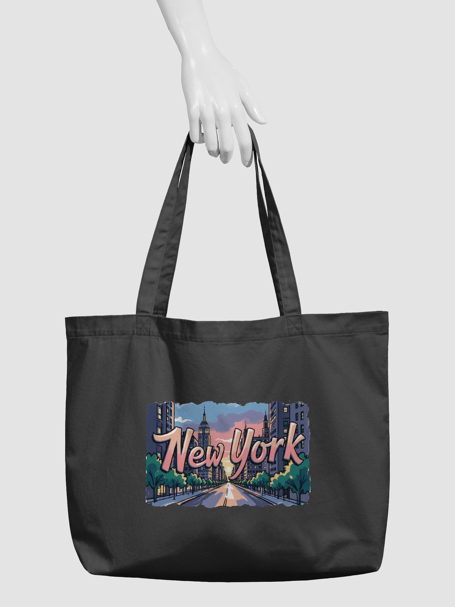 Vibrant New York Street Art Print Organic Cotton Tote product image (6)