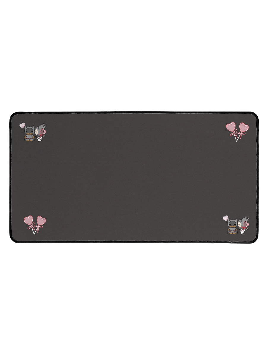 Nala Kissing Kay and Lollipop Heart-bow | 31.5 x 15.5 in Mousepad product image (1)