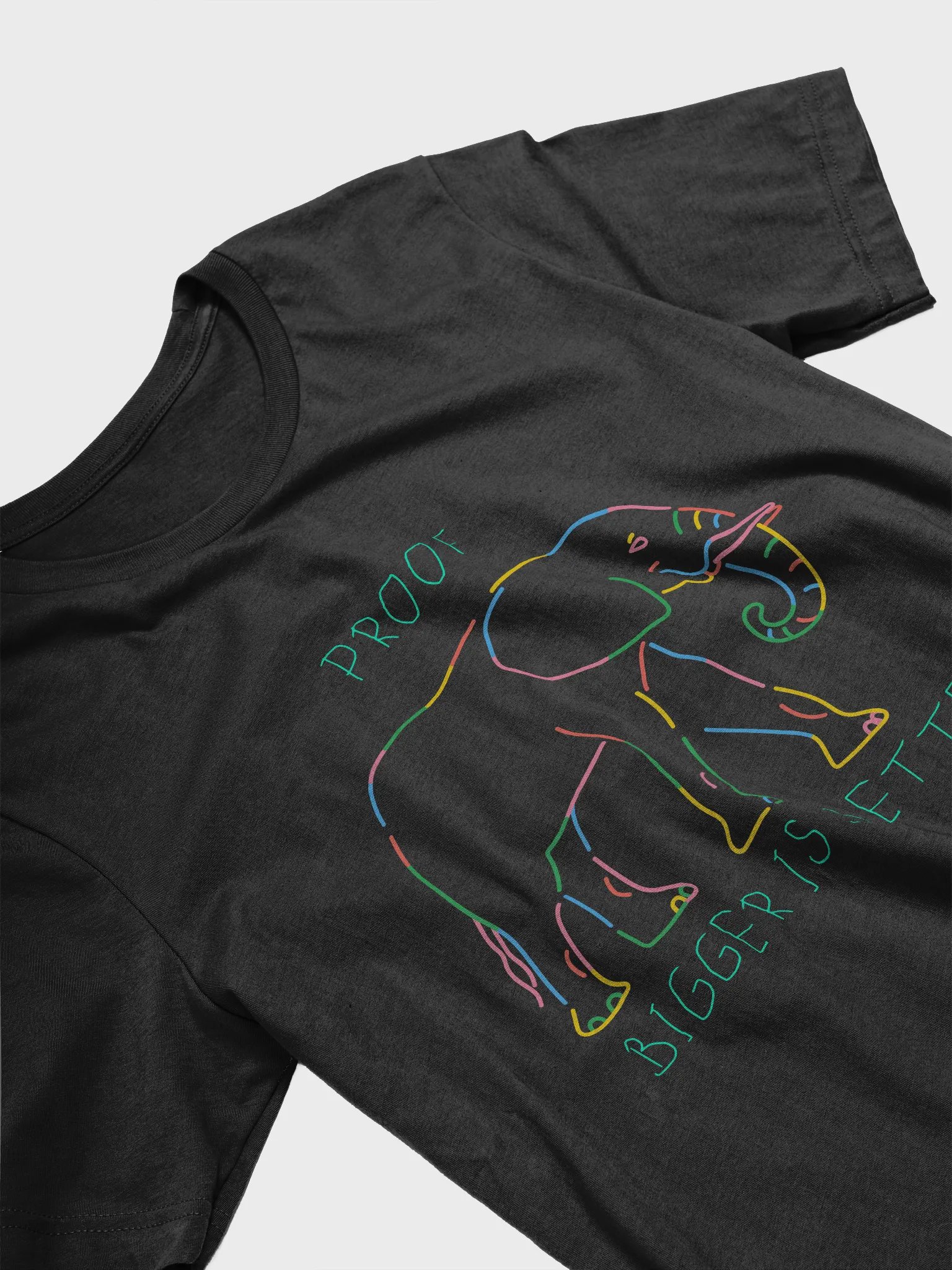 Vibrant Elephant Proof Tee product image (16)