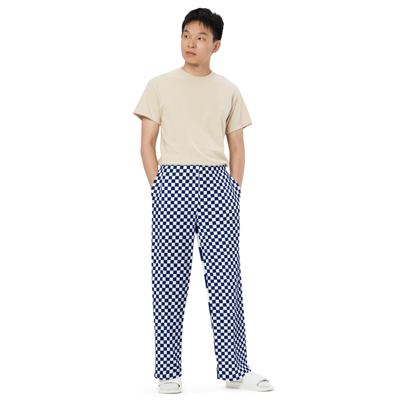 Premium Blue Checkered Pants product image (5)