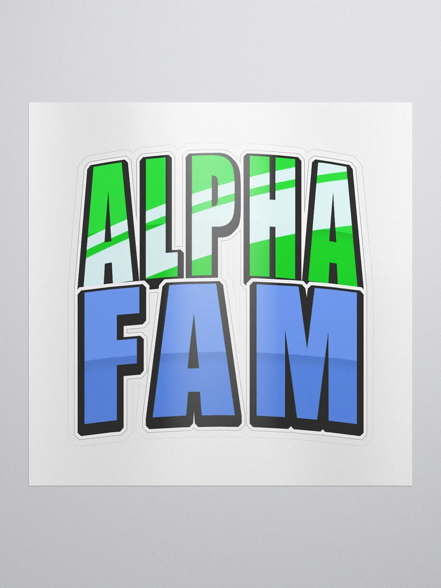 ALPHA FAM STICKER product image (1)