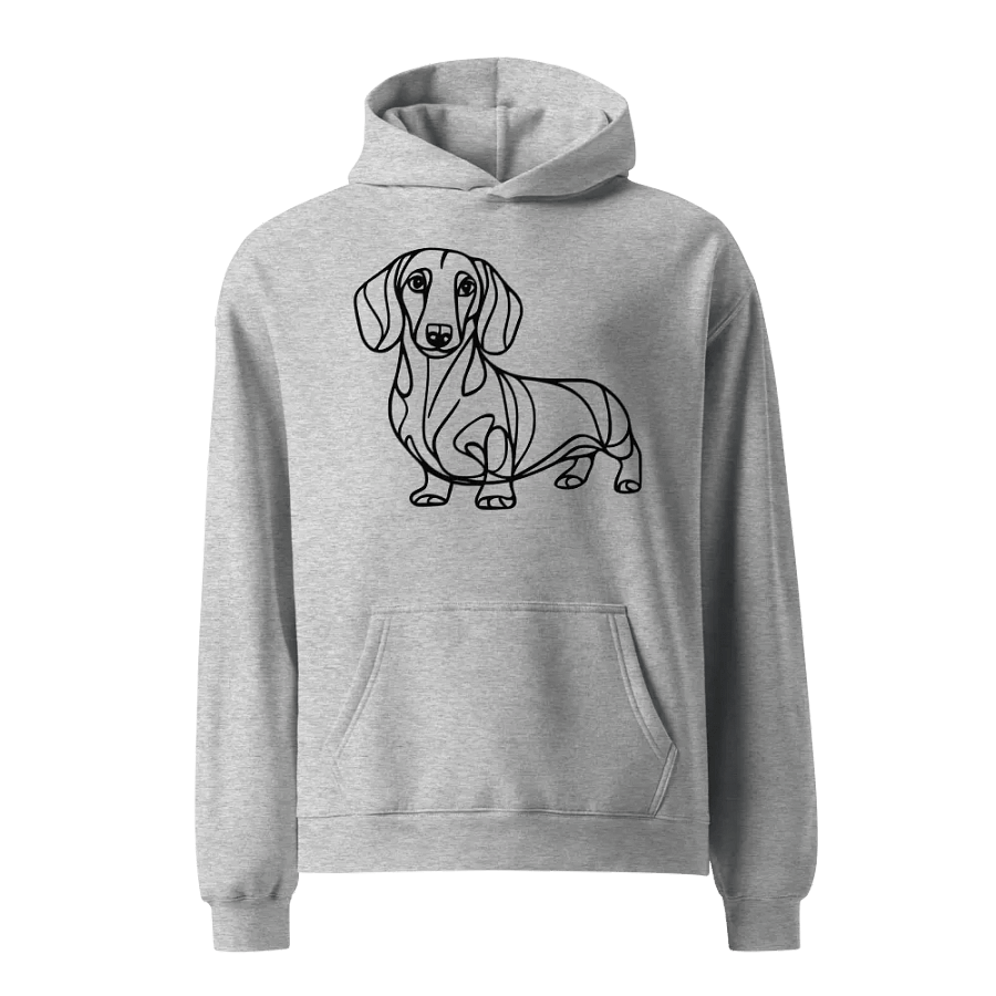 Dachshund Outline Hoodie – Perfect for Dog Enthusiasts product image (1)