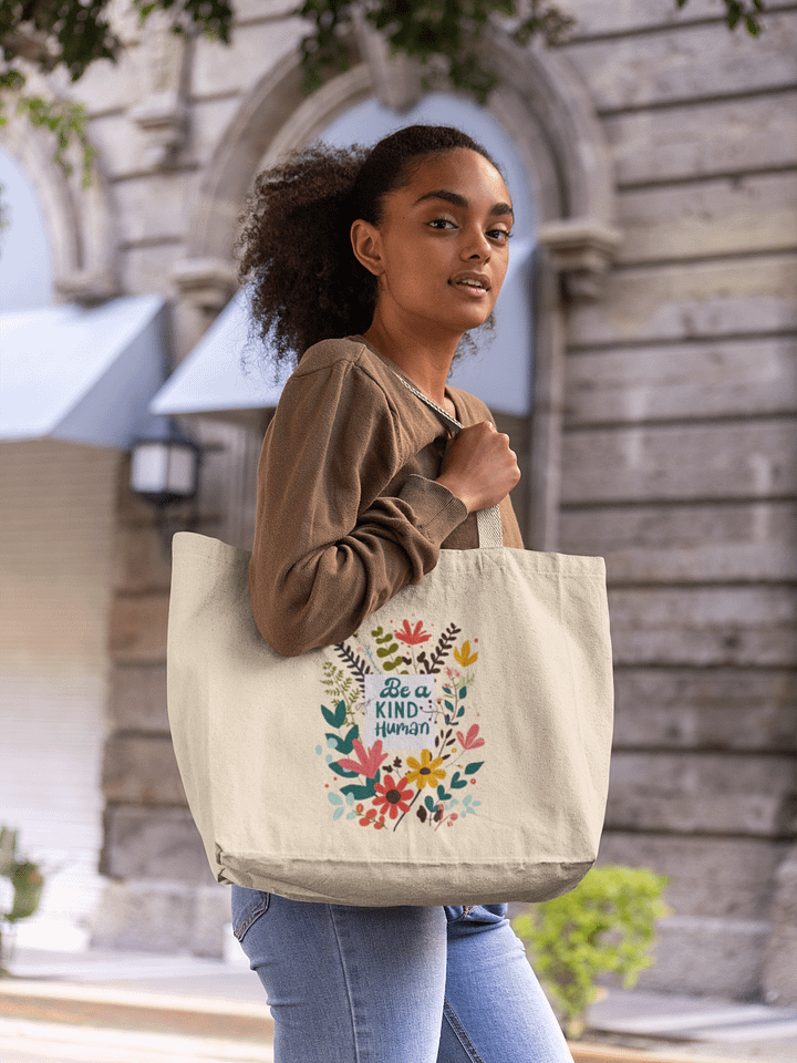 Be A Kind Human Tote product image (1)