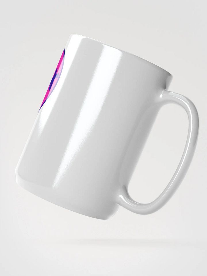 HOT BOX FAM SOLID PINK & BLUE LOGO COFFEE MUG product image (2)