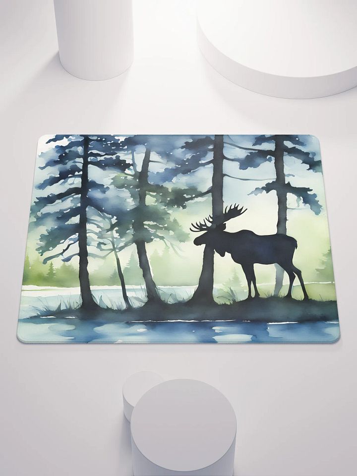 The Moose Up for Some Water, Gaming Mouse Pad, 2 Sizes product image (1)