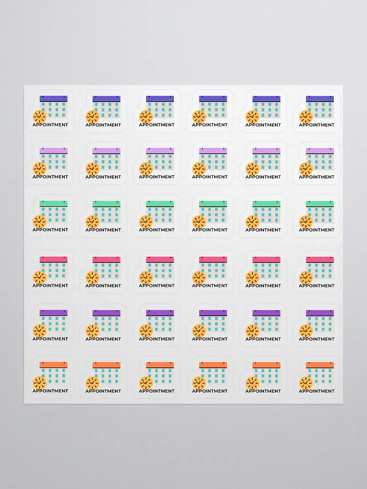 Appointment Stickers – Hand-Drawn, Functional Planner Stickers for Bullet Journals, Work, and Office Organization product image (1)