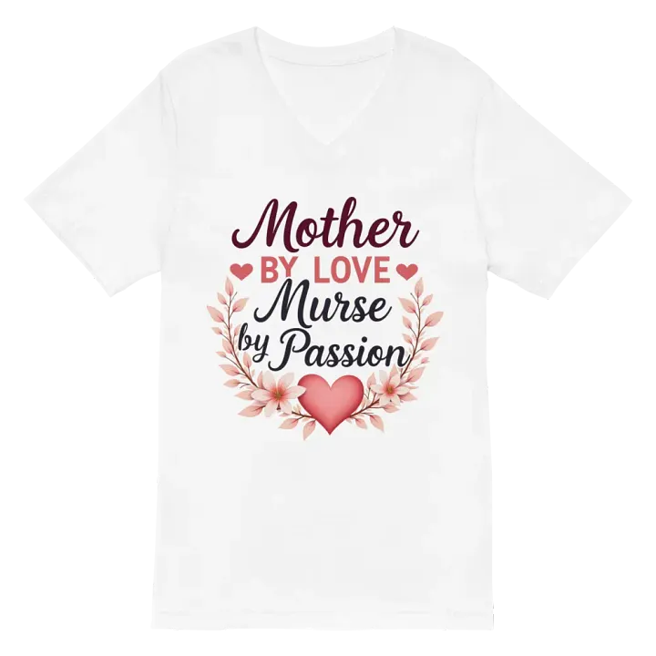 Mother by Love Nurse by Passion V-Neck Tee product image (2)