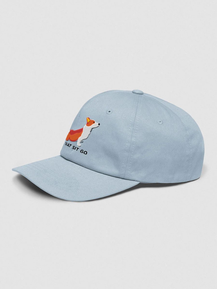 Let that Sit Go Classic Dad Hat(Embroidered) of a Pembroke Welsh Corgi product image (15)