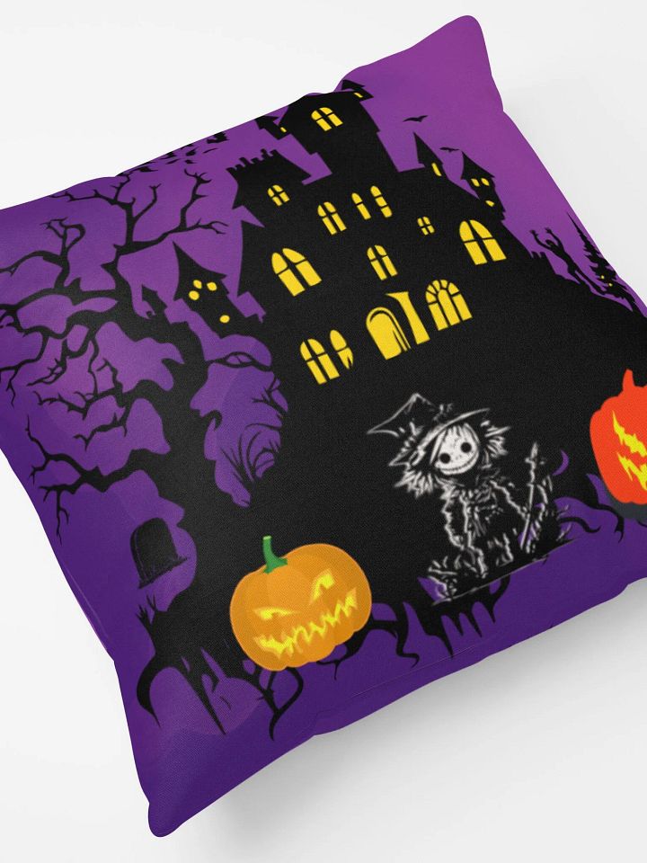 Spooky Scarecrow Halloween Pillow product image (1)