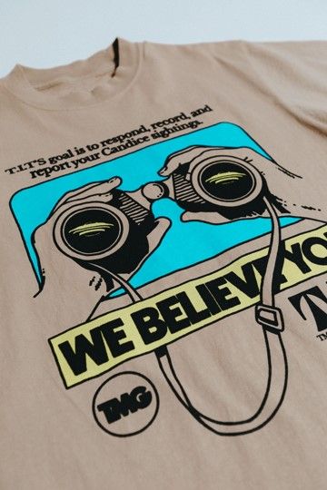 TMG Investigation Team Oversized Tan T-Shirt product image (2)