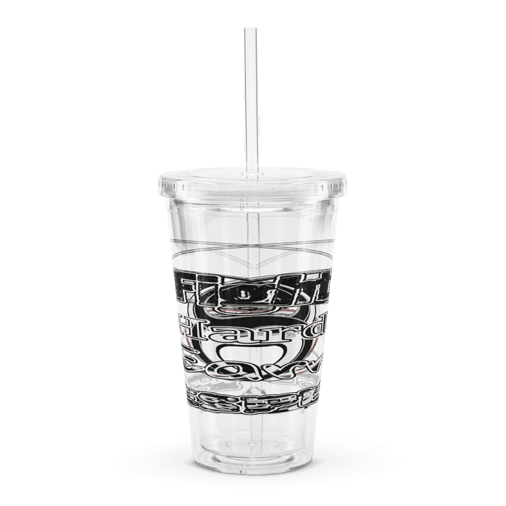Fight Hard Earn Respect - Double Wall Clear Plastic Tumbler (16 oz) product image (1)