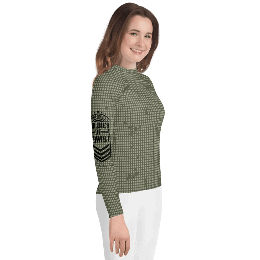 Faithful Camo: Youth Rash Guard - Desert Night Camo product image (5)