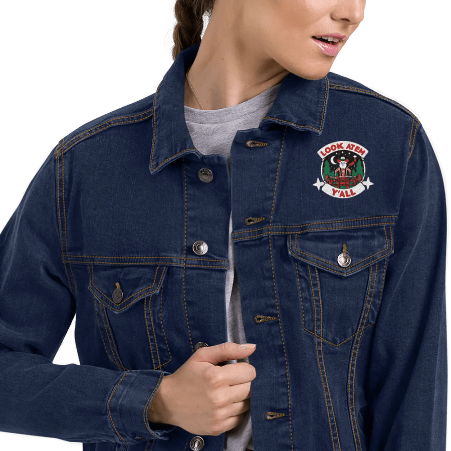 Look At 'Em Yall Funkatronian Denim Jacket product image (8)