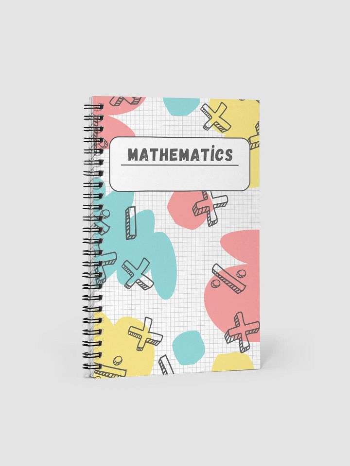 Mathematics Spiral Notebook product image (1)