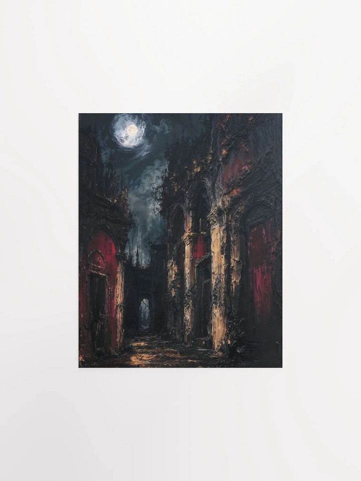 Moonlit Gothic Passage Poster product image (4)