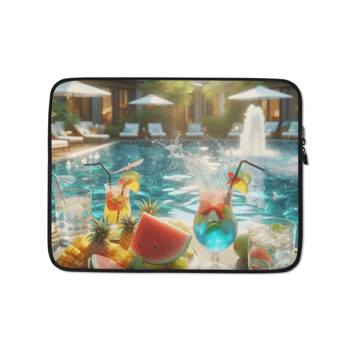 Tropical Paradise Laptop Sleeve | AI Design product image (1)