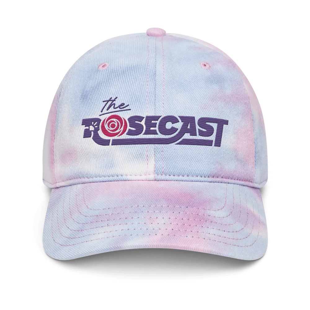 Rosecast Logo Tie-Dye Dad Hat product image (1)