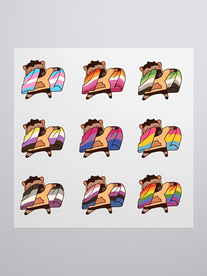 wolfy pride stickers :D product image (1)