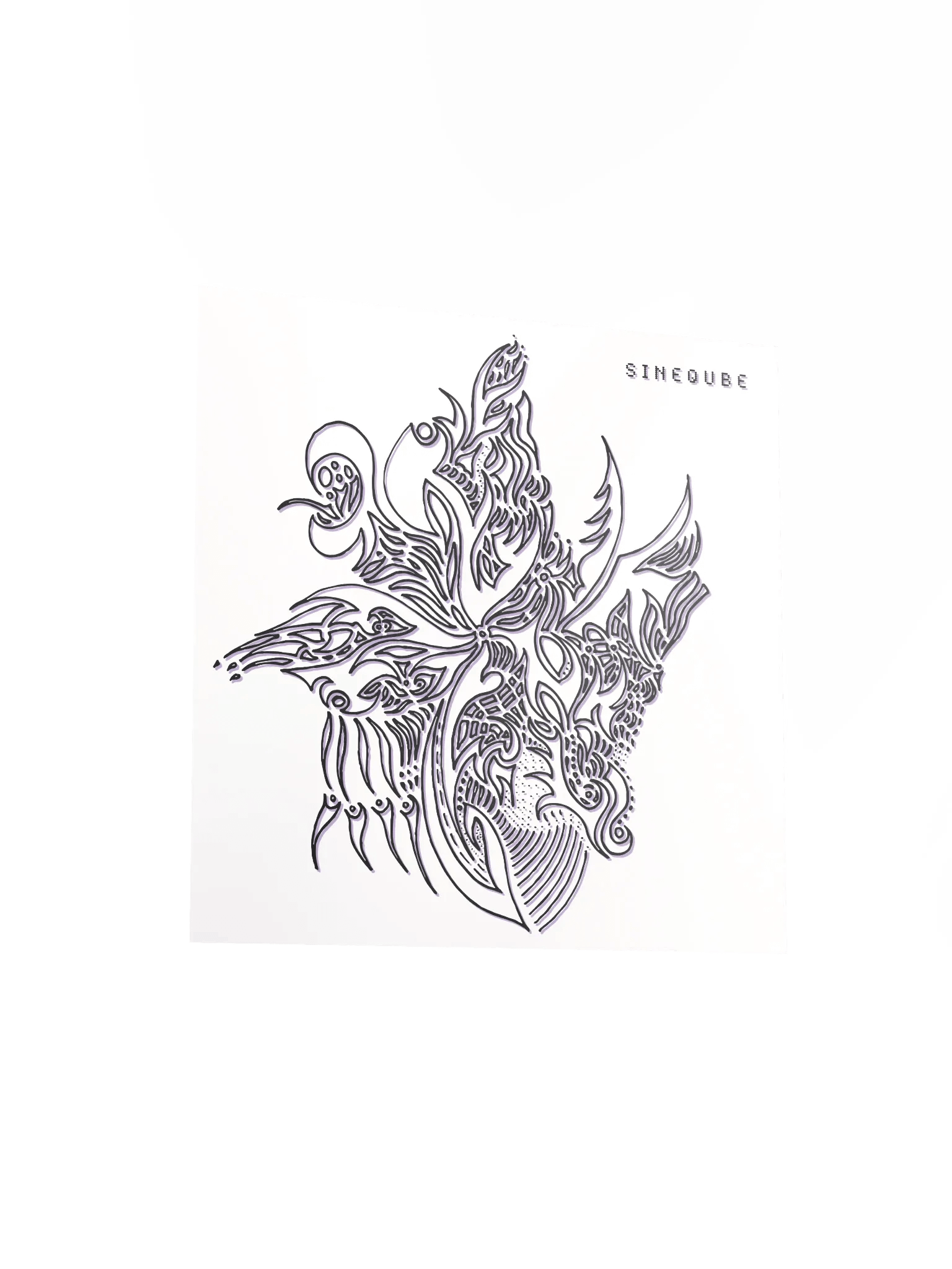 Album Cover Art Print Sineqube's "Abiogenesis" product image (5)