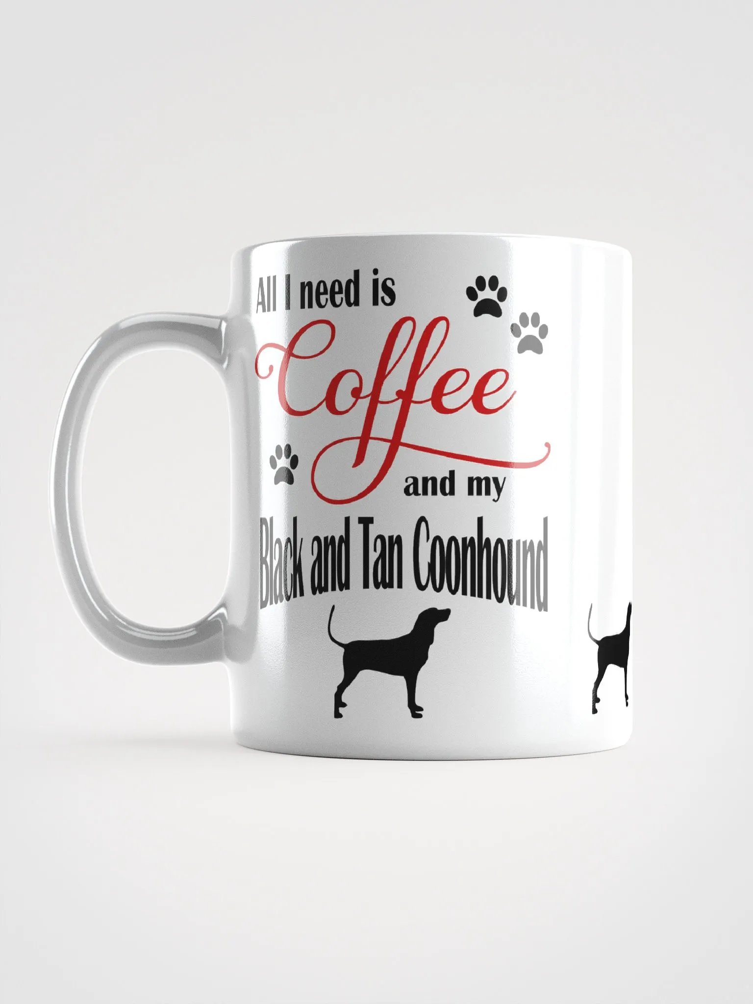 Coffee and my Black and Tan Coonhound Mug product image (6)