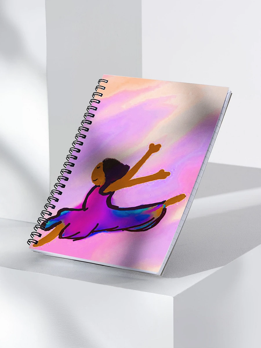 Leap for the Sky! Spiral Notebook with 140 dotted pages product image (3)