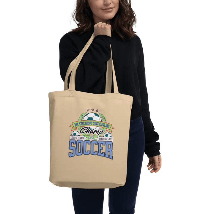 Champ Soccer Wreath Tote Bag product image (2)