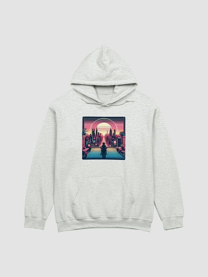 Sunset City Dreams Hoodie | AI Design product image (2)