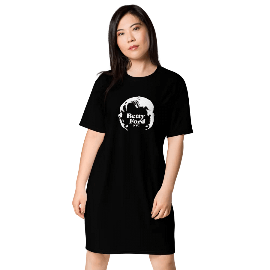 Betty Ford NYC logo T-Shirt Dress (Black) product image (1)