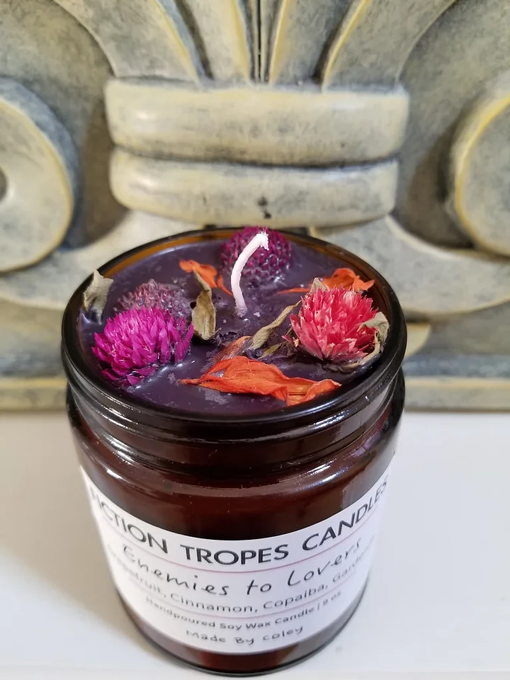 Enemies to Lovers Candle (Fiction Tropes Candles) product image (2)