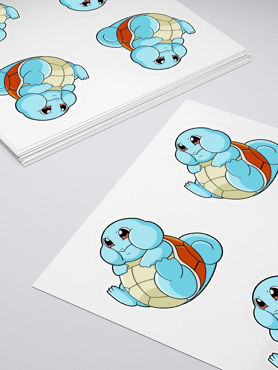 Chubby Squirtle Sticker Sheet product image (4)