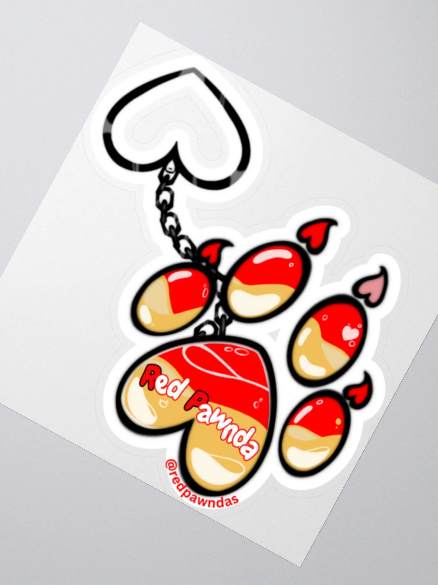 Pawnda Keychain Sticker Clean product image (5)