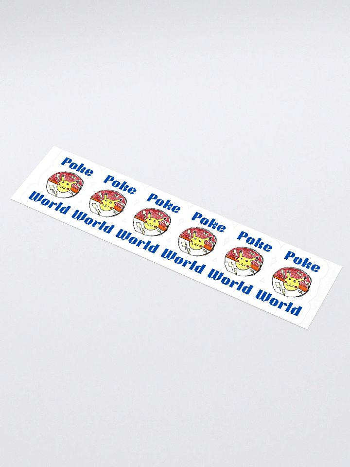 Poke World Kiss Cut Stickers (Set of 6) product image (1)