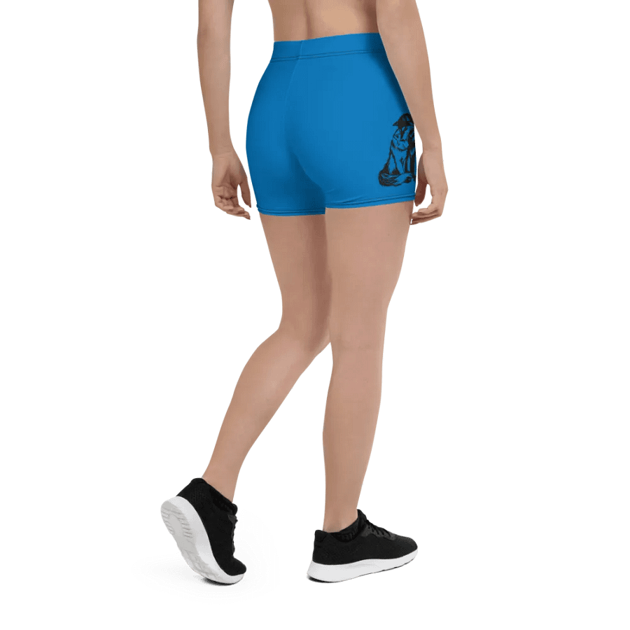 Blue Mystic Wolf All-Over Print Shorts product image (3)