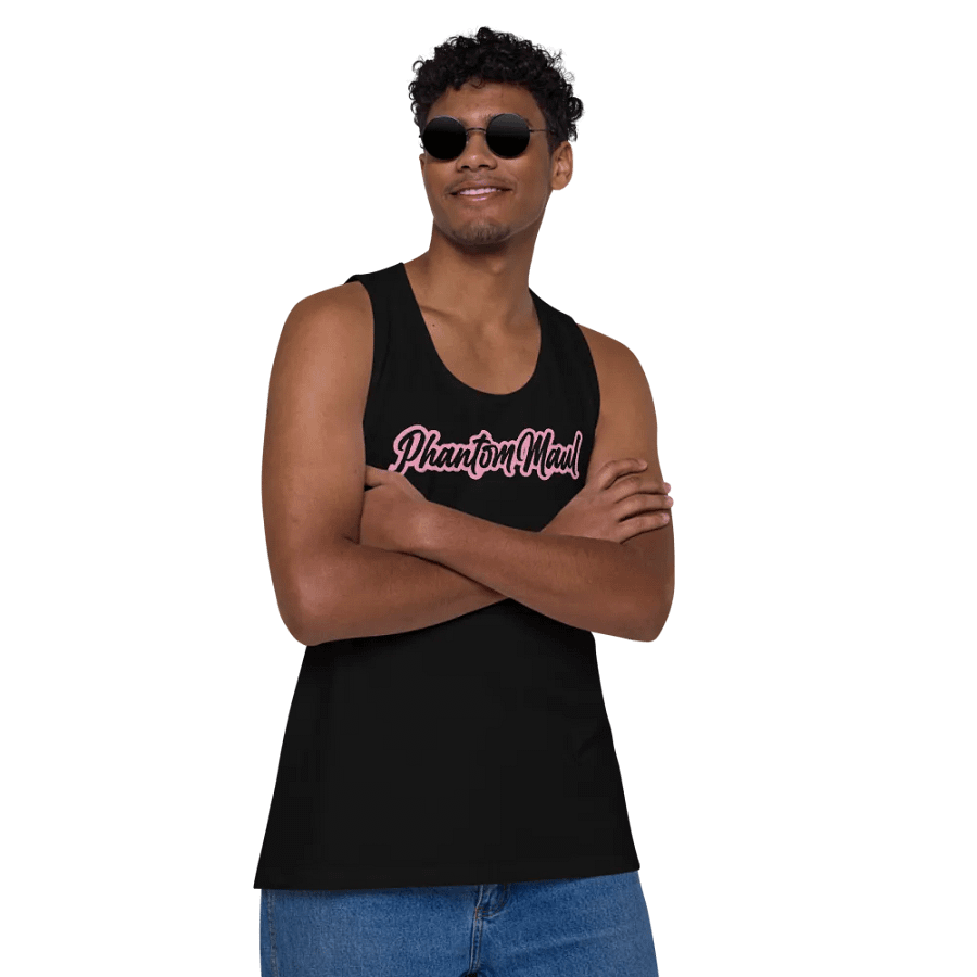 Pink 'PhantomMaul' Men's Tank Top product image (7)