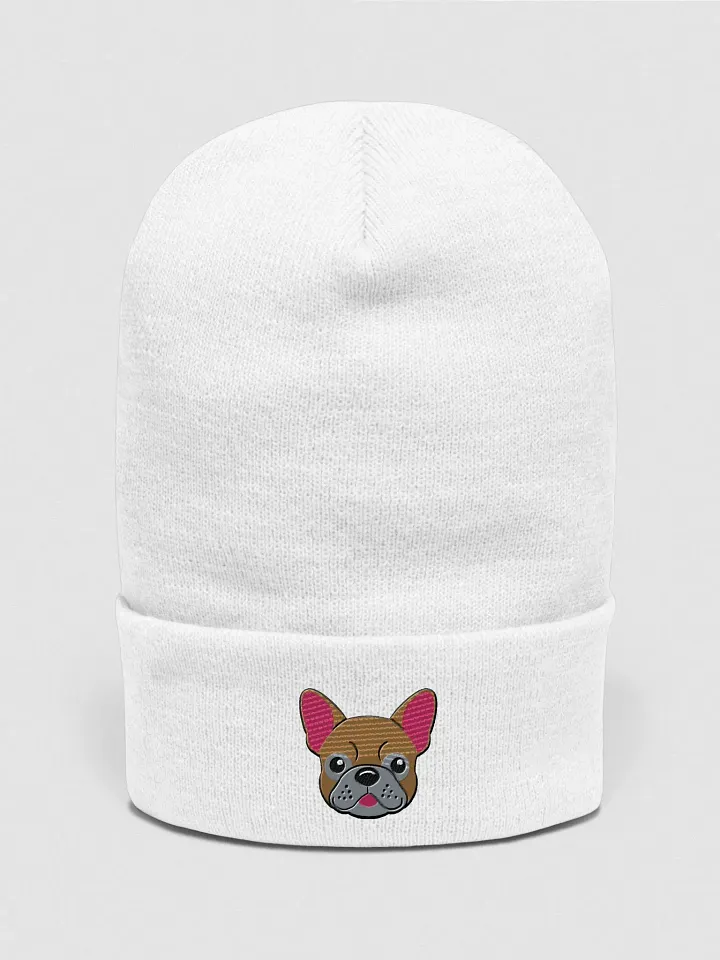 French Bulldog Embroidered Cuffed Beanie product image (1)