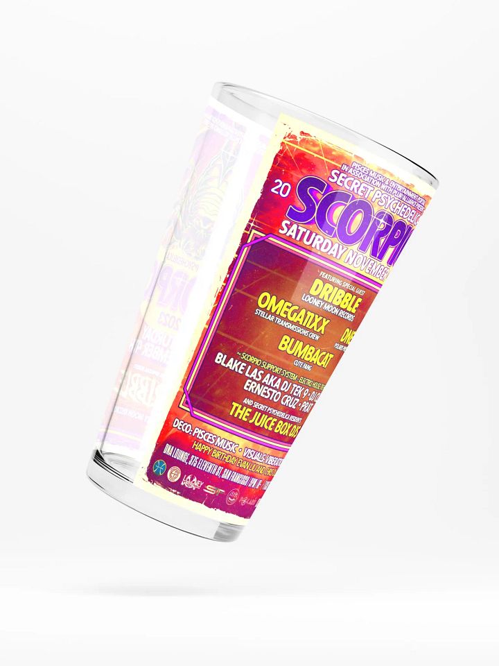 Scorpio 2023 Shaker Pint Glass product image (2)