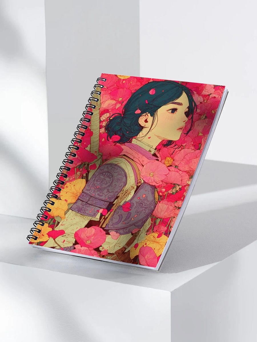 Floral Warrior Spiral Notebook product image (3)