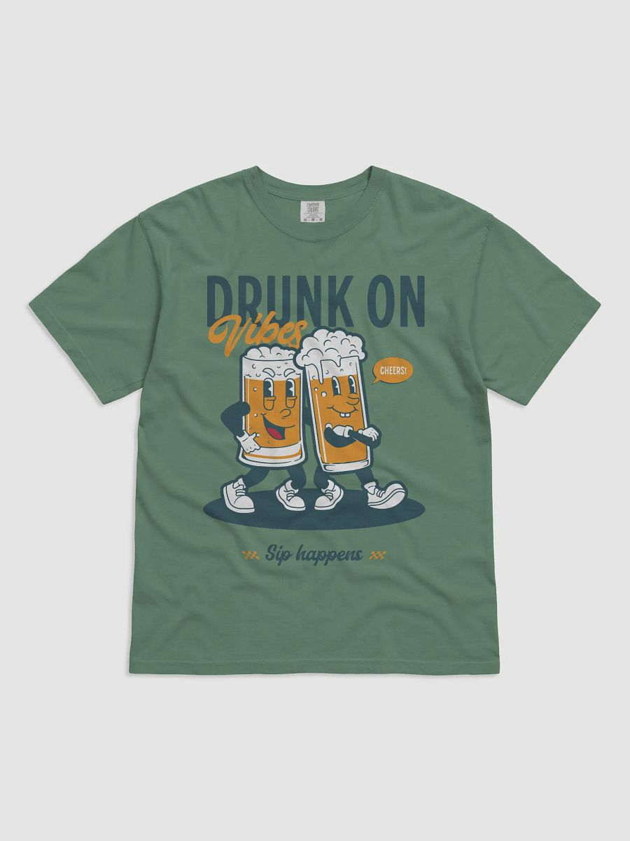Drunk on Vibes – Beer & Chill Summer Tee product image (1)