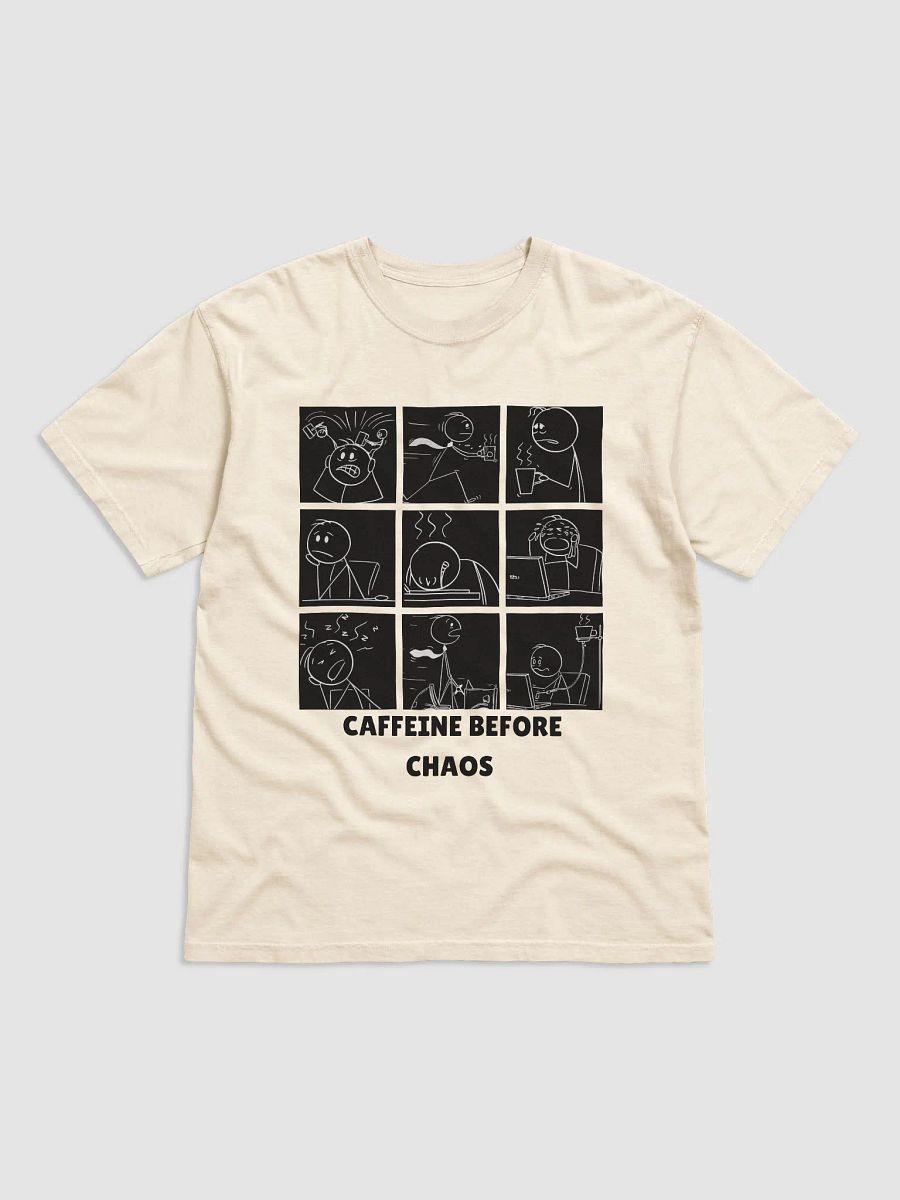 CAFFEINE BEFORE CHAOS T-SHIRT (BLACK) product image (50)