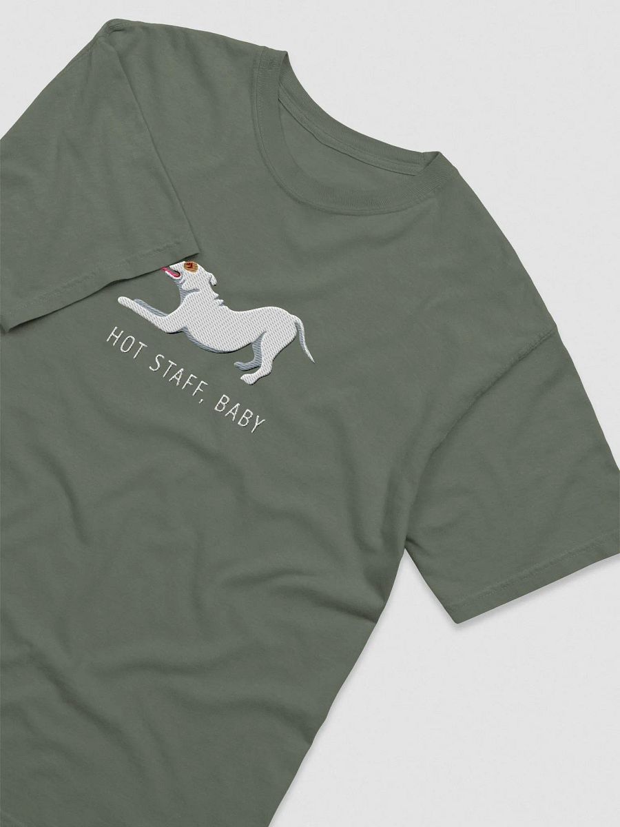 Hot Staff, Baby T-Shirt(Embroidered) of a Staffordshire Terrier(White) product image (5)
