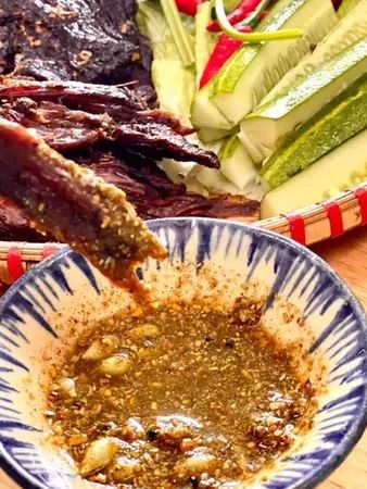 Muối Chẩm Chéo Khô Tây Bắc 500G (HŨ SIÊU TO) Chẳm Chéo Mường Then Đặc Biệt Thơm Lừng product image (6)