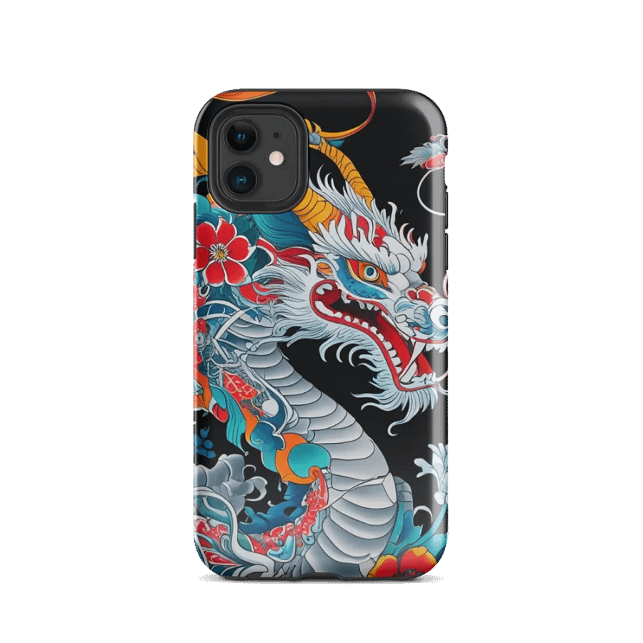 Dragon's Floral Majesty iPhone® Tough Case product image (47)