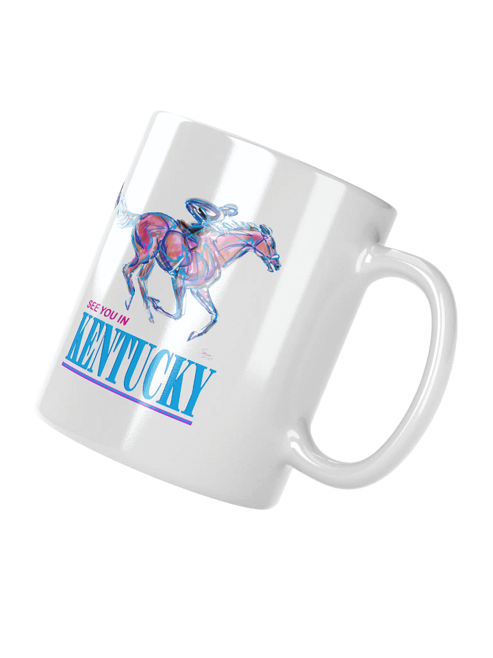 Kentucky Bound-Horse Racing Ceramic Mug product image (6)