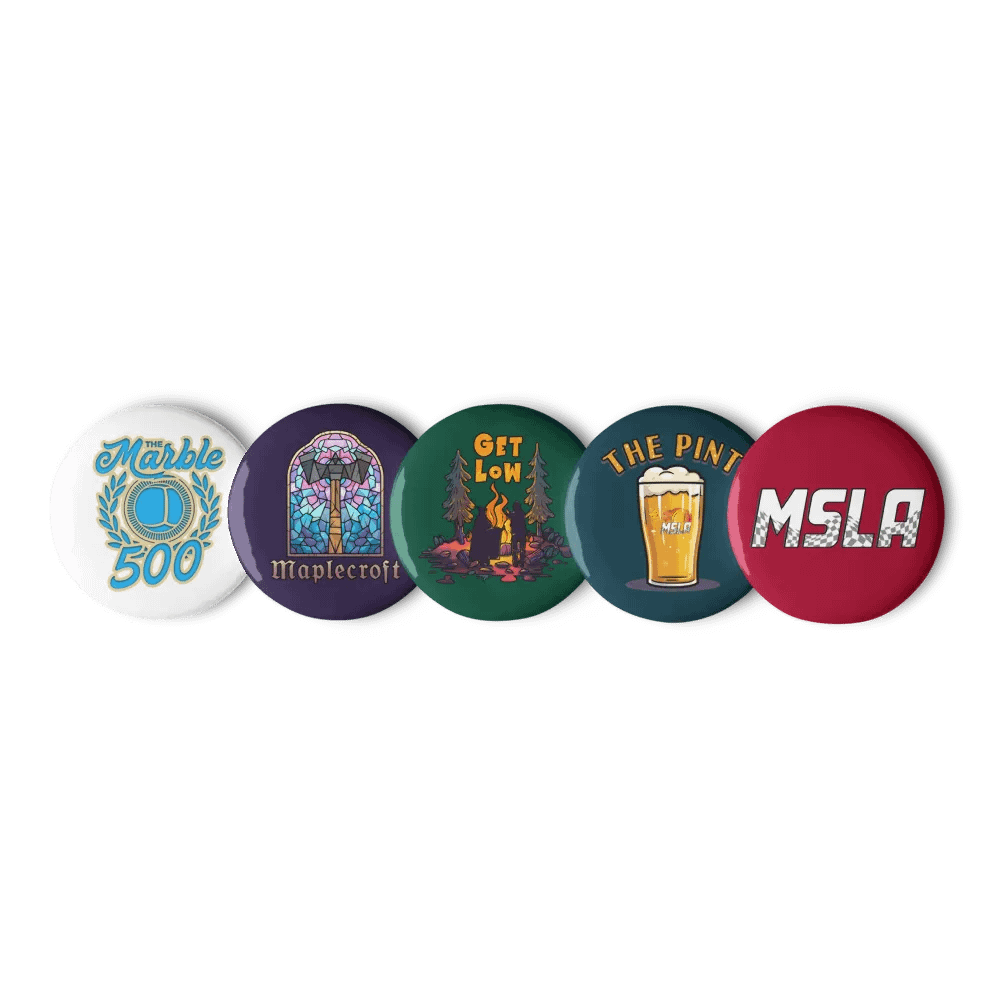 MSLA Summer 2024 Pins - Races 1-4 (1.25