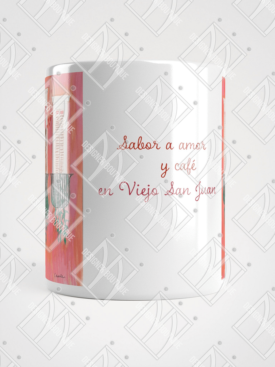 NN Designer Boutique x Camila Arraiza: Taza (Castaña) – Sabor a Amor y Café en el Viejo San Juan product image (2)