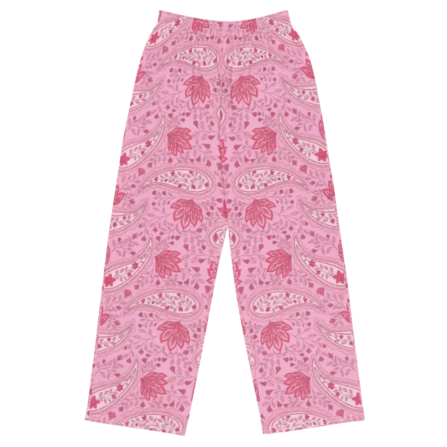 Rosewater Paisley | Unisex Wide-Leg Pants product image (3)