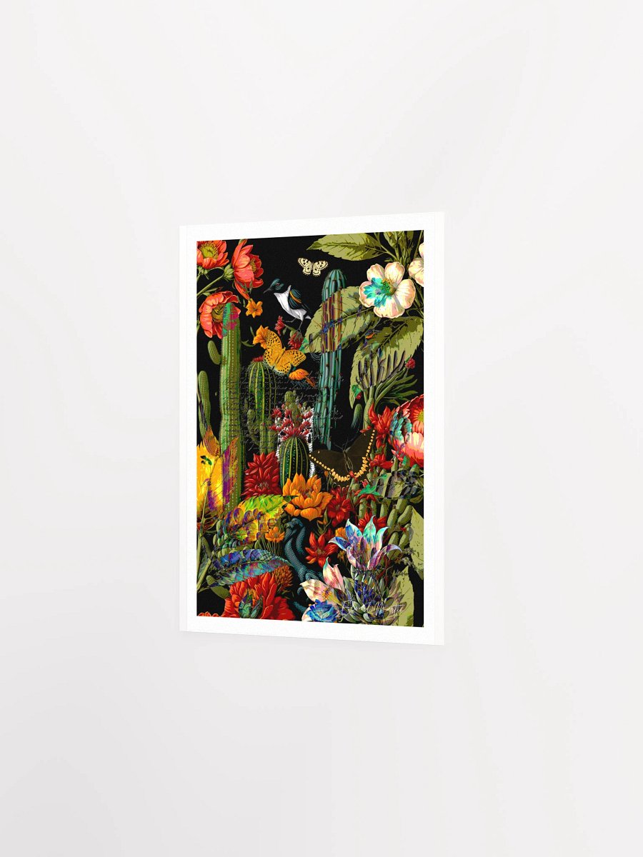 "Conservatory Bloom" - A Vibrant Mixed Media Collage Print by Edward Martin product image (13)