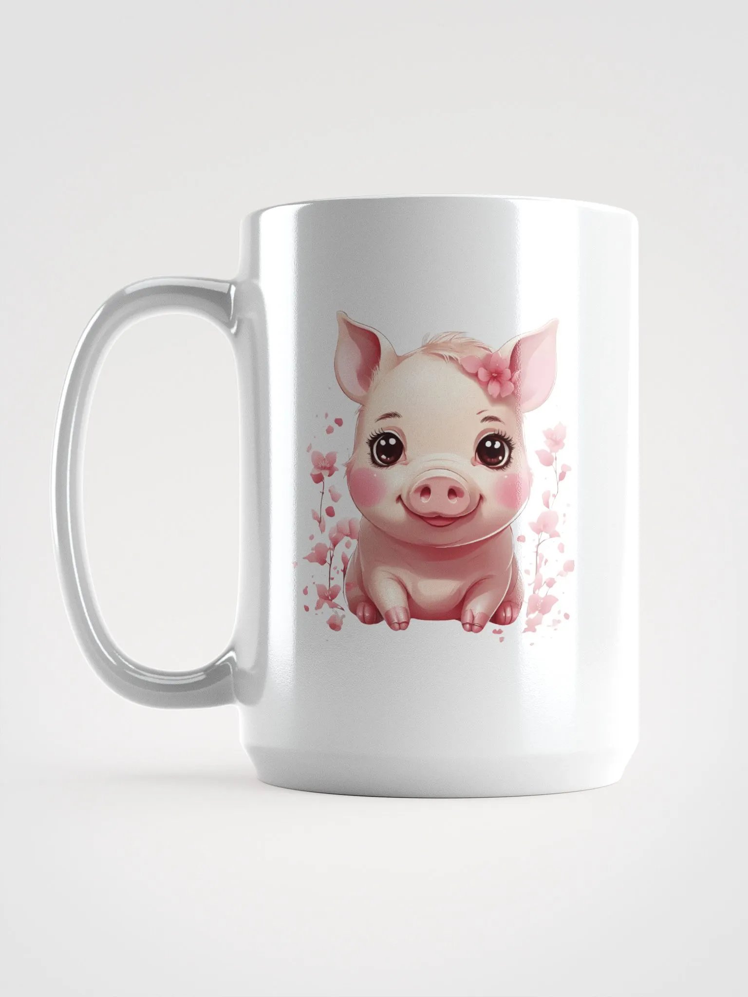 Charming Piglet White Glossy Mug product image (6)